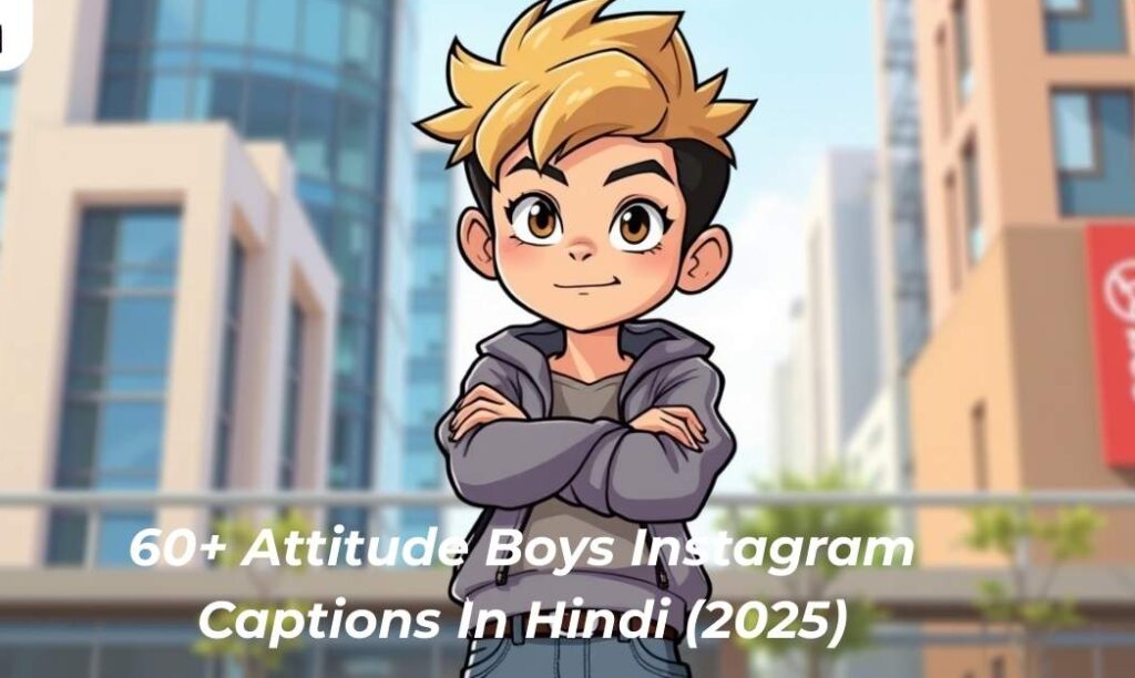 💥 70+ Attitude Boys Instagram Captions In Hindi (2025)
